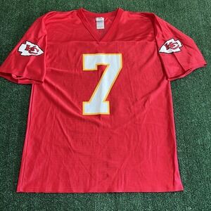 Vintage NFL Team Apparel Kansas City Chiefs Jersey Men Large Red Matt Cassel Y2K